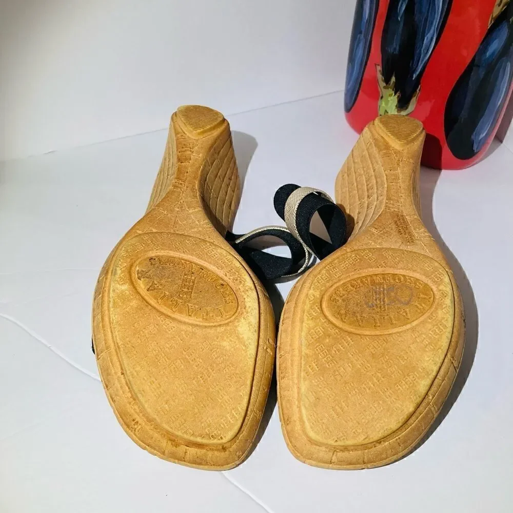 Italian Slip On Wedge Heels